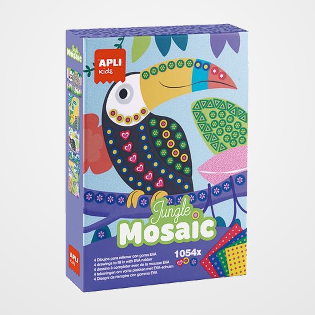JUEGO EDUCATIVO APLI KIDS MOSAICO IMPRESO JUNGLA