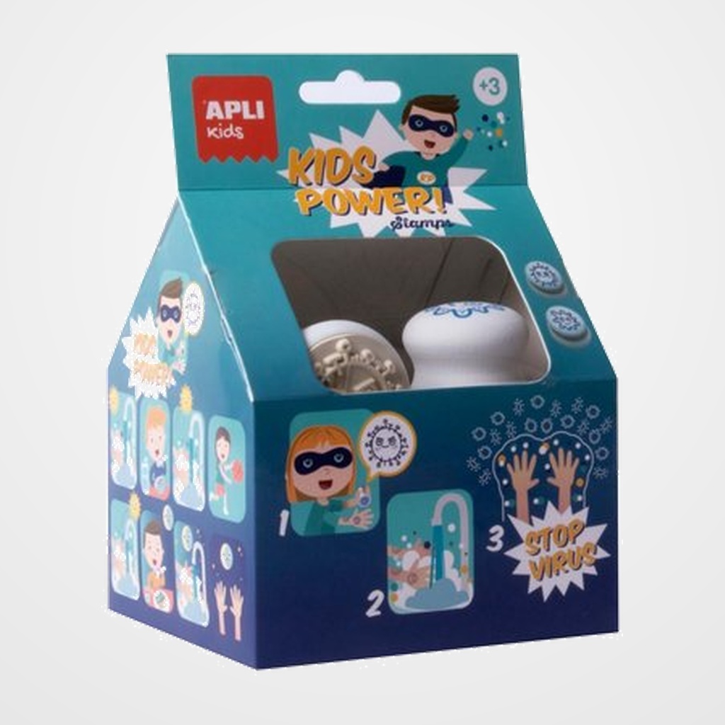 [25901462] JUEGO EDUCATIVO APLI KIDS TAMPONES STOP VIRUS 2 UNIDADES