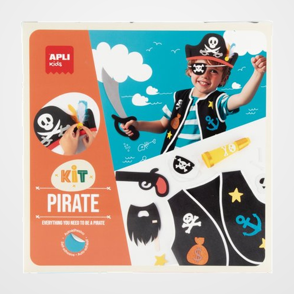 KIT APLI KIDS DIY DISFRAZ PIRATA