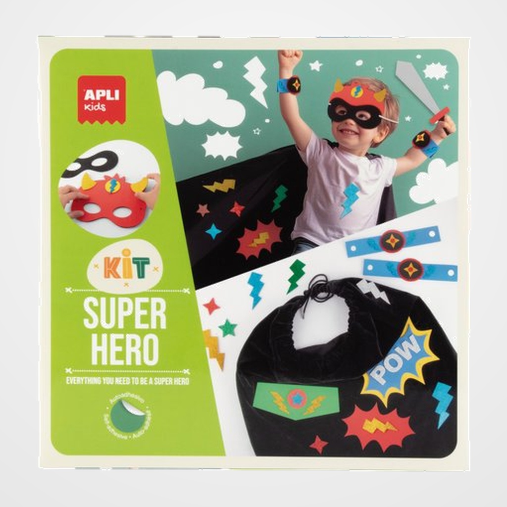 [25202108] KIT APLI KIDS DISFRAZ SUPERHEROE DIY