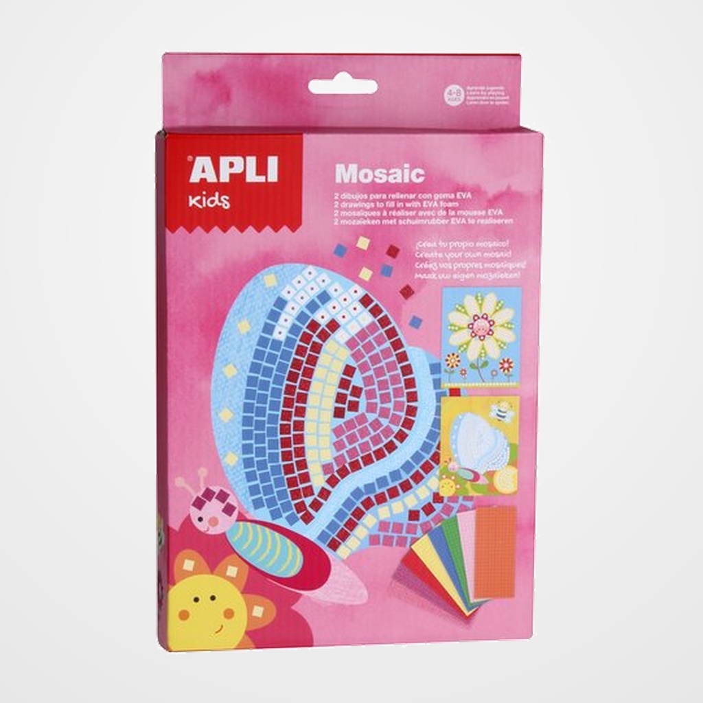 [25210040] KIT APLI KIDS MOSAICO GOMA EVA PRIMAVERA