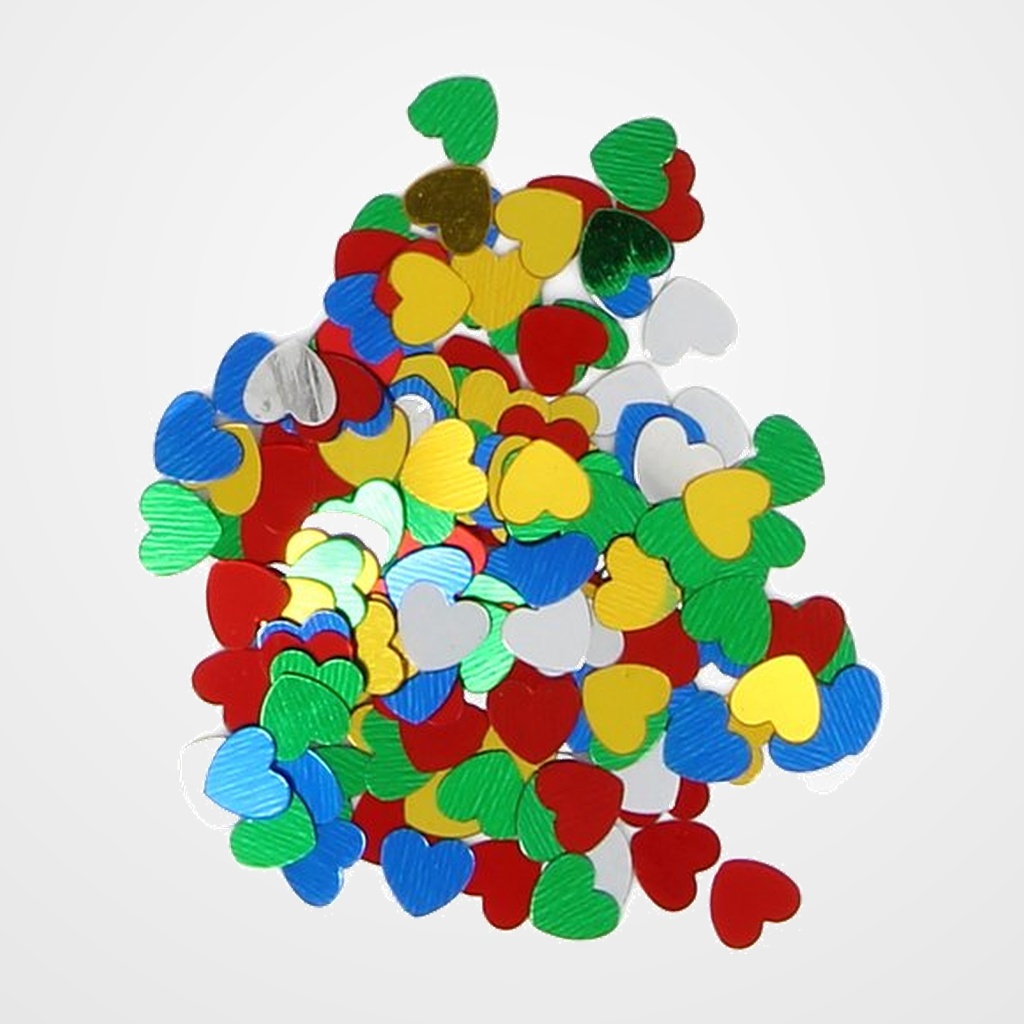 [25201350] LENTEJUELAS FIXO KIDS 20GR. CORAZONES SURTIDO