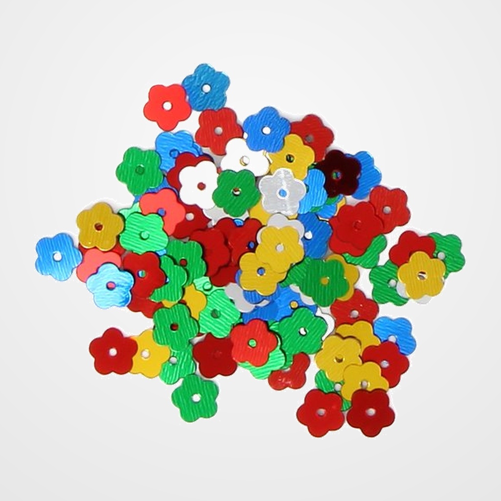 [25201347] LENTEJUELAS FIXO KIDS 20GR. FLORES SURTIDO