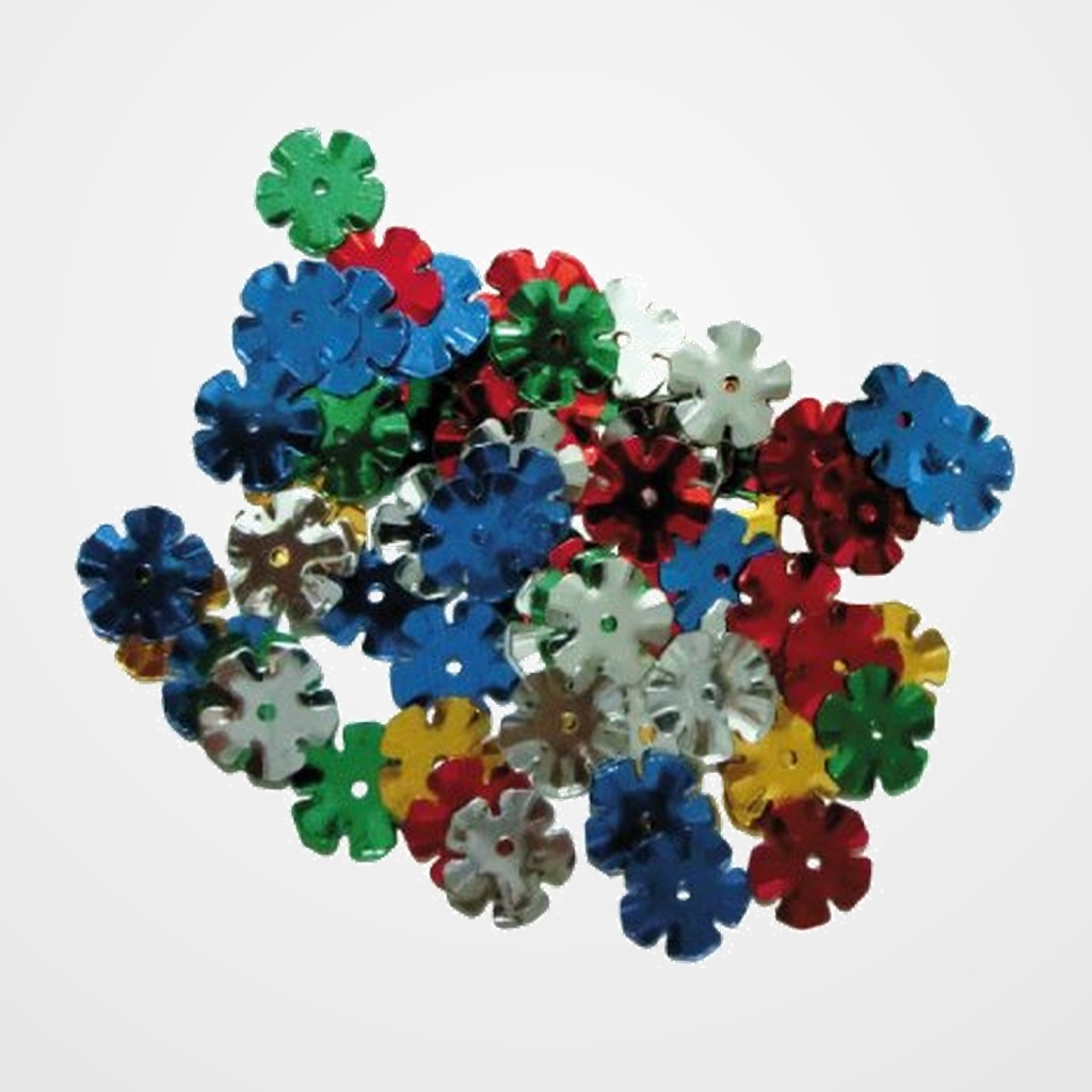 LENTEJUELAS FIXO KIDS 50GR. FLORES SURTIDO