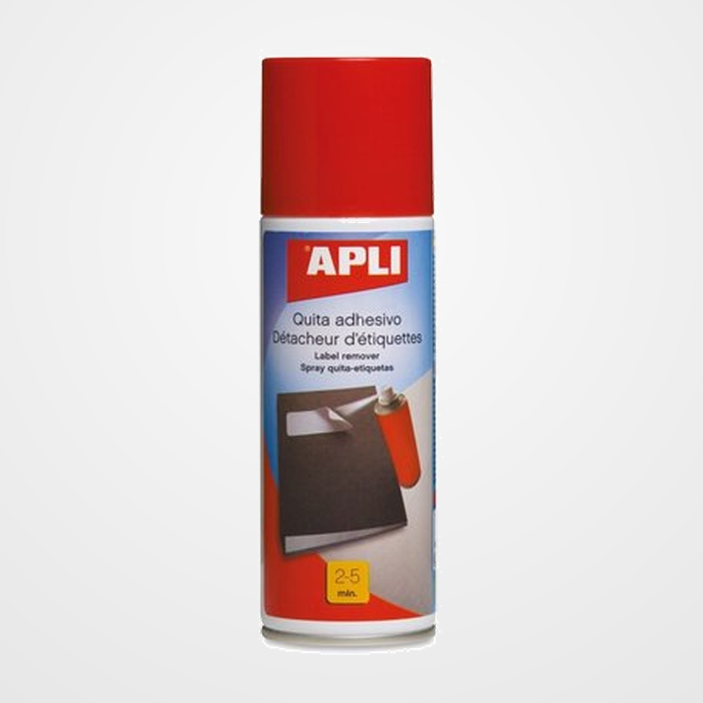 LIMPIADOR de ADHESIVO APLI en SPRAY 200ml (11303)