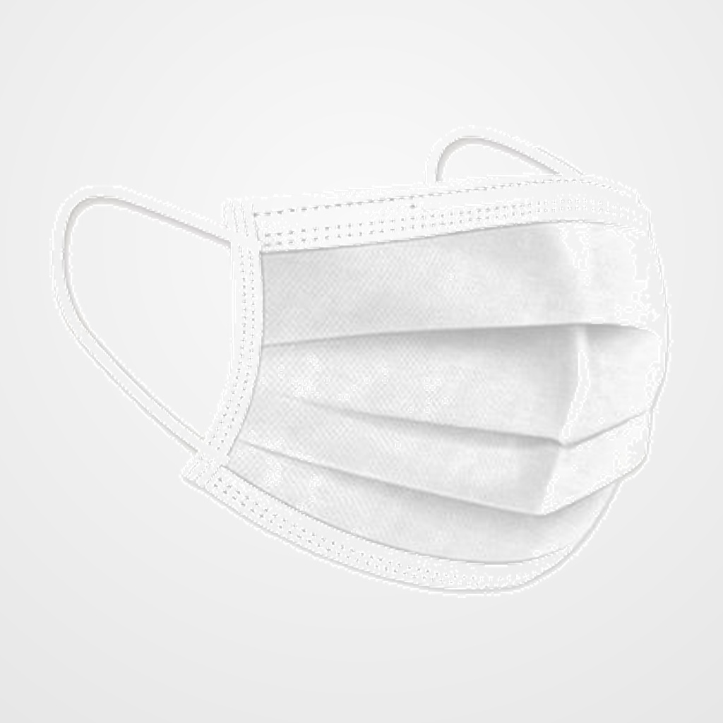 MASCARILLA QUIRURGICA IIR 3 CAPAS DESECHABLE RADEX BLANCA CAJA de 50