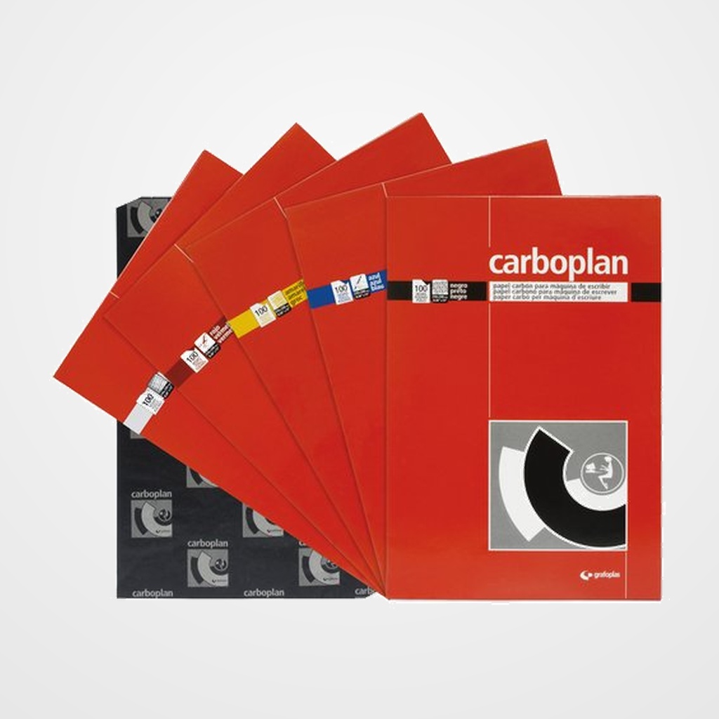PAPEL CARBON CARBOPLAN Fº para TEXTIL PACK de 10 AMARILLO