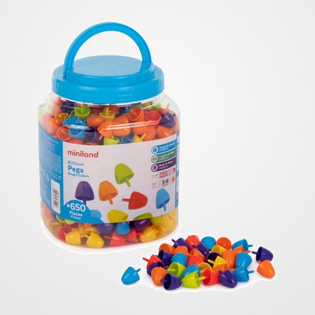 BOTE DE 650 PEGS DE 20 mm PARA PIZARRA DE MOSAICOS