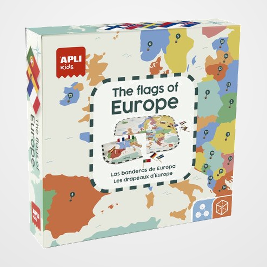 [28301572] PUZLE EDUCATIVO APLI KIDS BANDERAS DE EUROPA (+5 años)