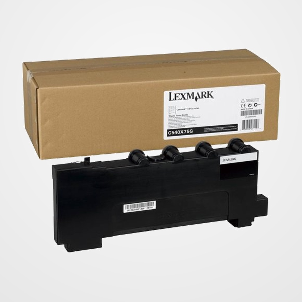 BOTE RESIDUAL LEXMARK C540X75G COLOR C-540/543/544, X-543/544 18.000 PÁG.
