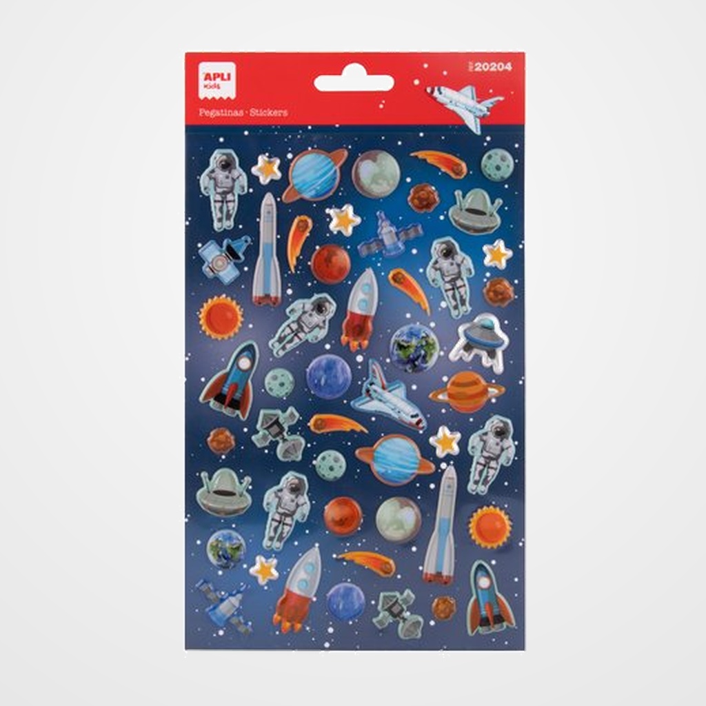 [18802172] STICKERS APLI BOLSA 1h SPACECRAFT (20204)