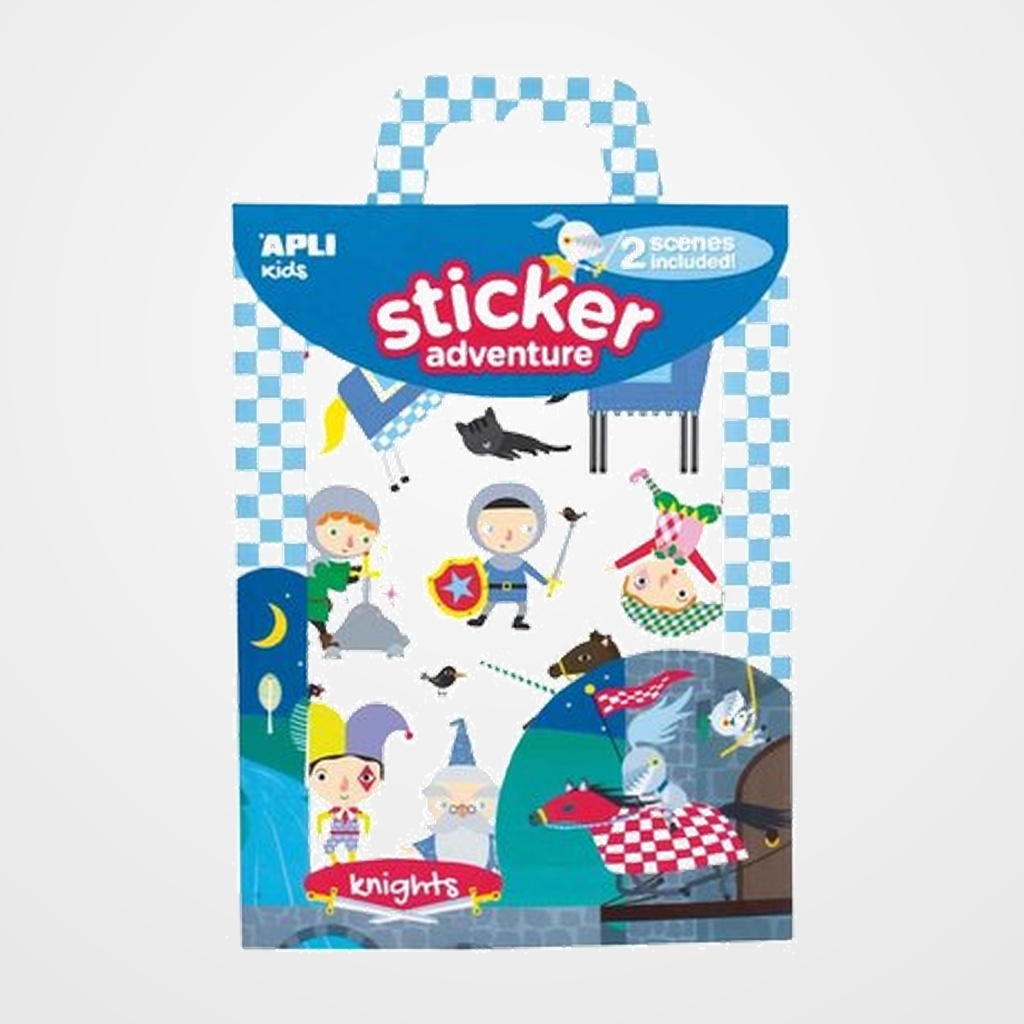 STICKERS APLI BOLSA 2h ADVENTURE CABALLEROS (16765)