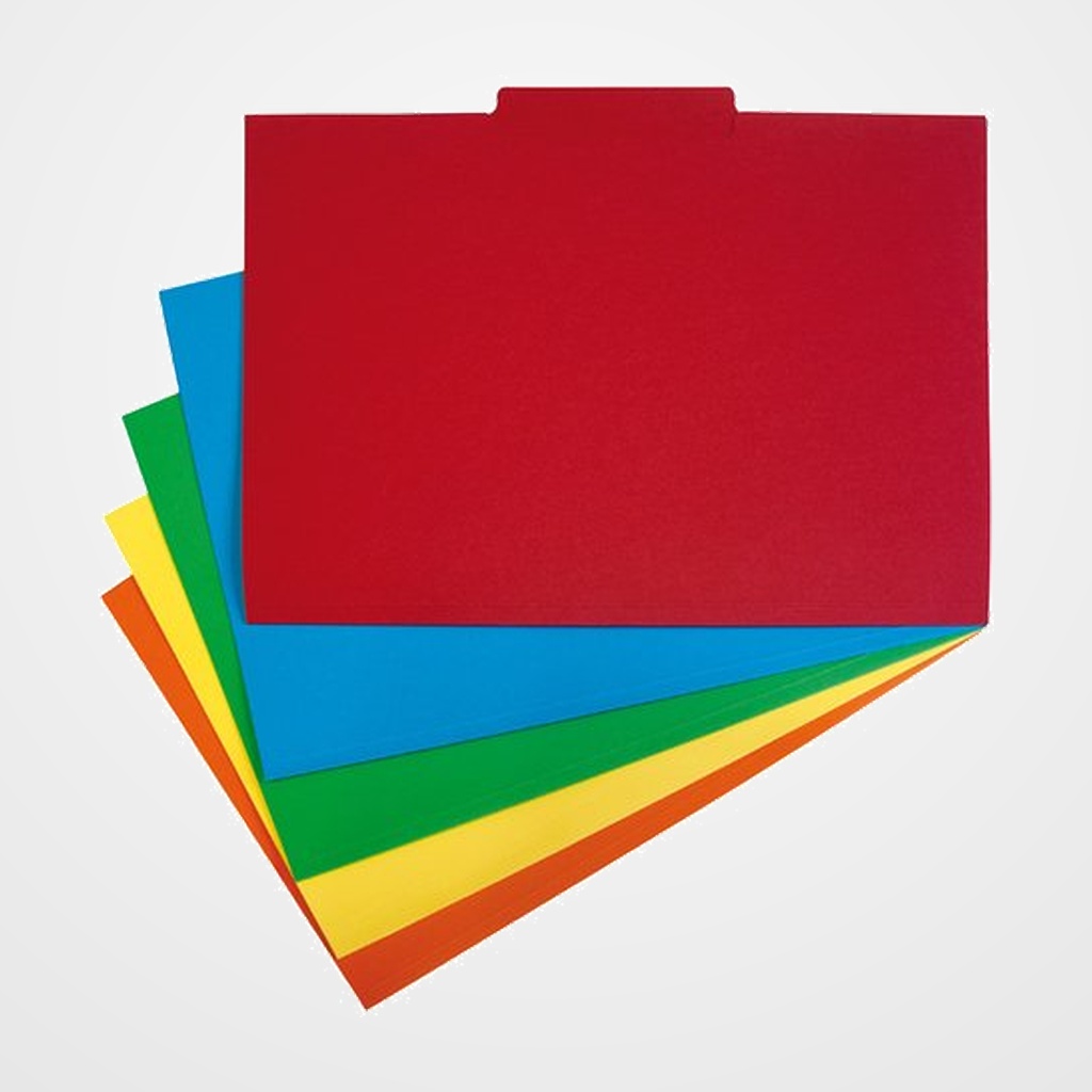 [10401171] SUBCARPETA GRAFOPLAS PEST.CENTRAL 240g Fº ROJO PAQUETE de 50