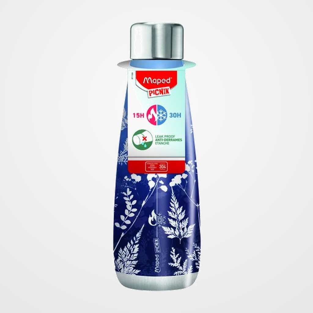 [28101117] BOTELLA MAPED CONCEPT ACERO INOXIDABLE TERM. 500ml CYANO