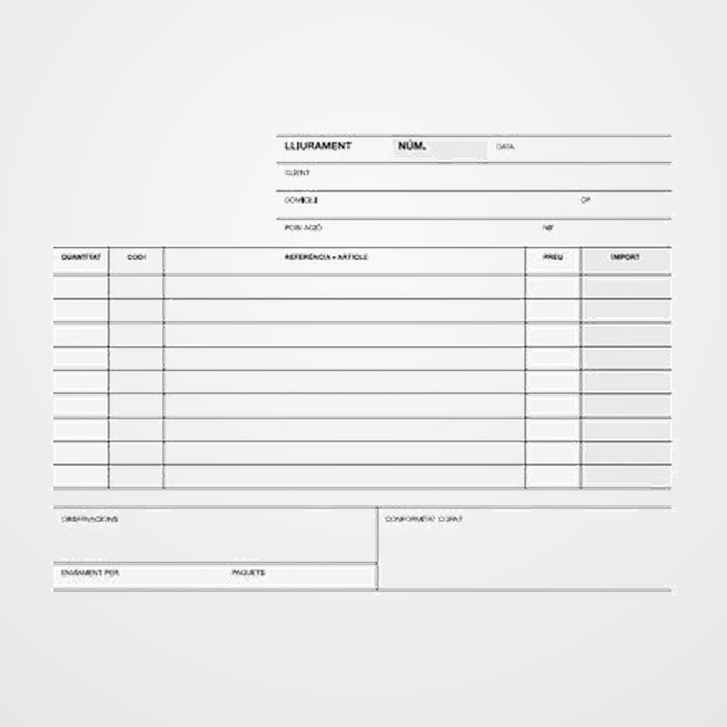 [27001233] TALONARIO CATALAN ENTREGAS APLI A-47 4º APAISADO TRIPLICADO