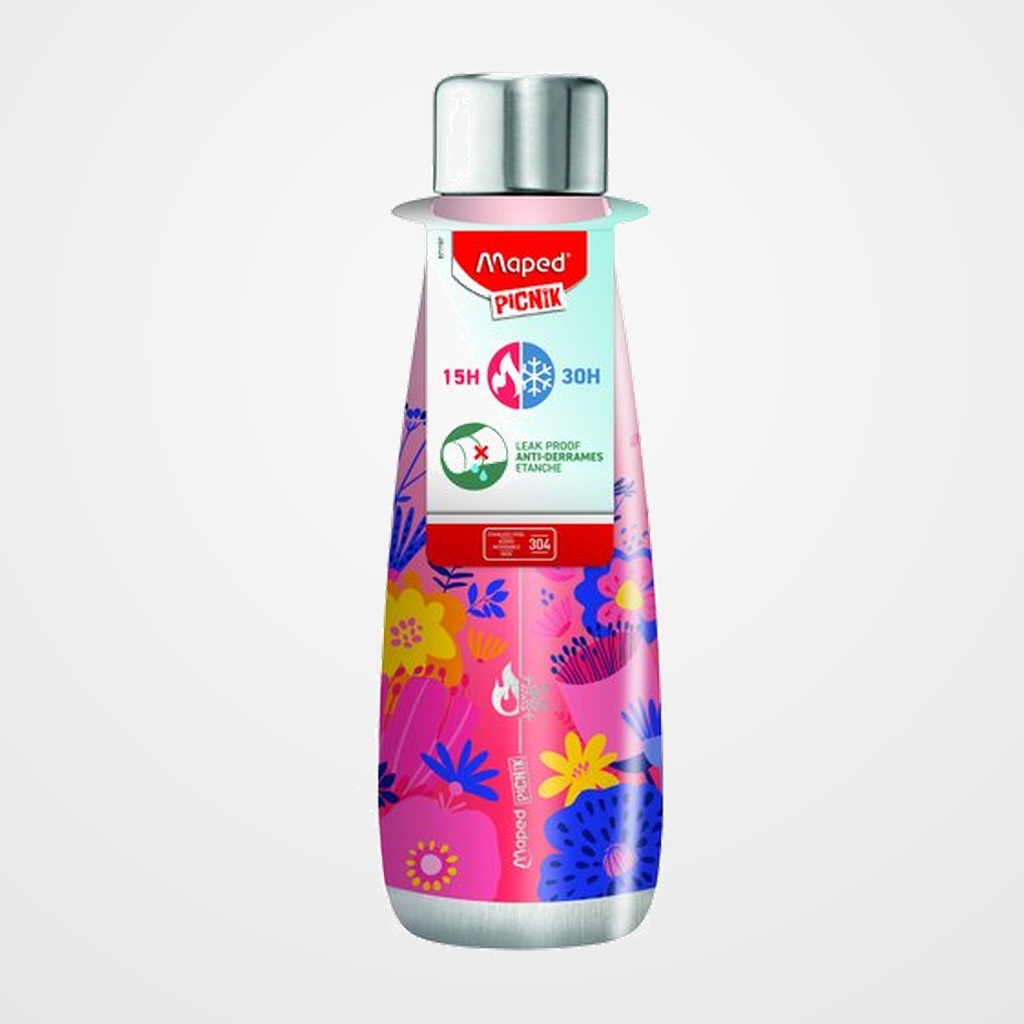[28101115] BOTELLA MAPED CONCEPT ACERO INOXIDABLE TERM. 500ml FLOWER