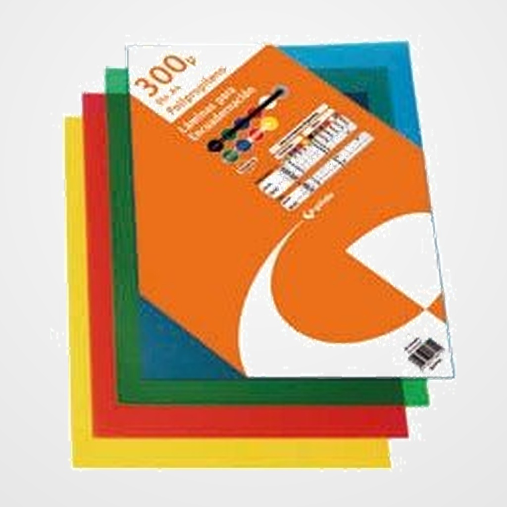 TAPA de ENCUADERNAR GRAFOPLAS A4 0,3 mm PP op.AZUL CAJA de 100
