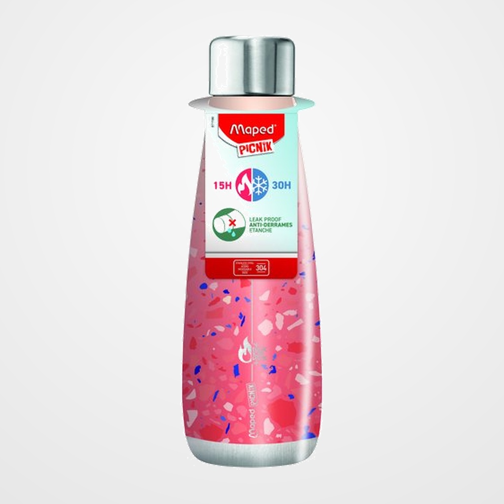[28101114] BOTELLA MAPED CONCEPT ACERO INOXIDABLE TERM. 500ml TERRAZ