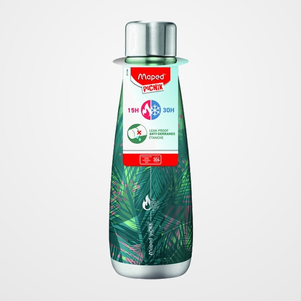 [28101137] BOTELLA MAPED PICNIK ADULTO ACERO INOXIDABLE TERM. 500ml  TROPIC