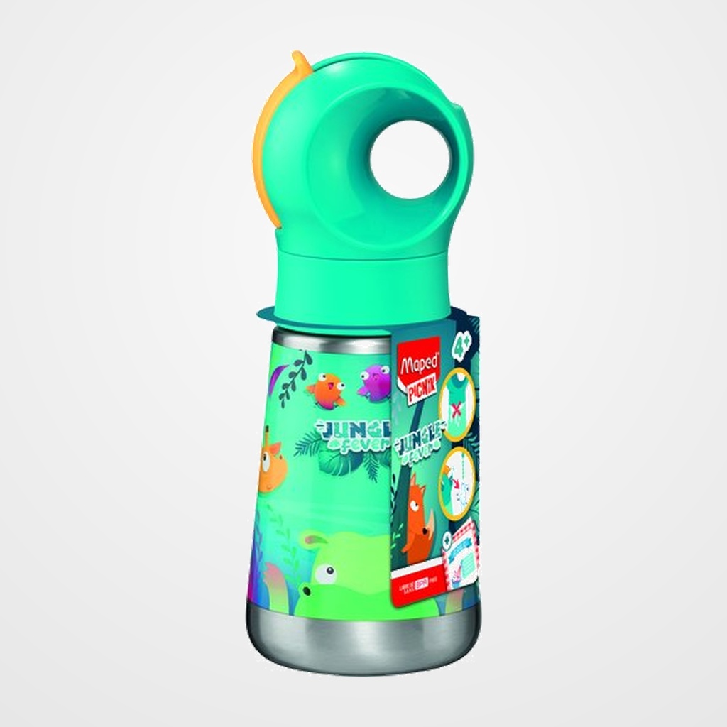 [28101136] BOTELLA MAPED PICNIK JUNGLE FEVER 430ml  INOX