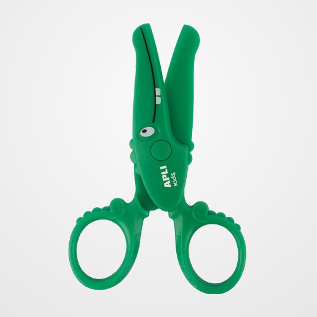 TIJERAS APLI  PRESCOLAR 12 cm.COCODRILO