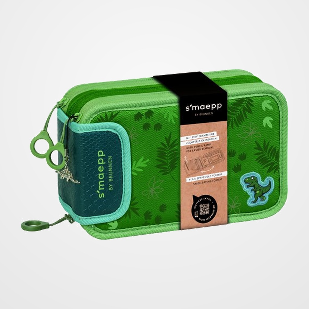 PLUMIER BRUNNEN CON CONTENIDO 3 CREMALLERAS DINO
