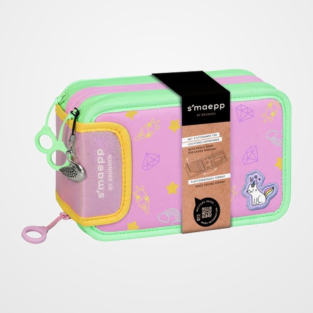 PLUMIER BRUNNEN CON CONTENIDO 3 CREMALLERAS UNICORNIO