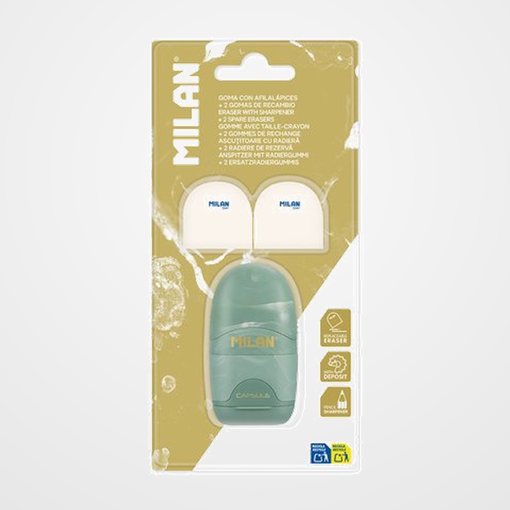 AFILABORRA MILAN CAPSULE SERIE LAVA BLISTER de 1 (+2 RECAMBIOS) VERDE