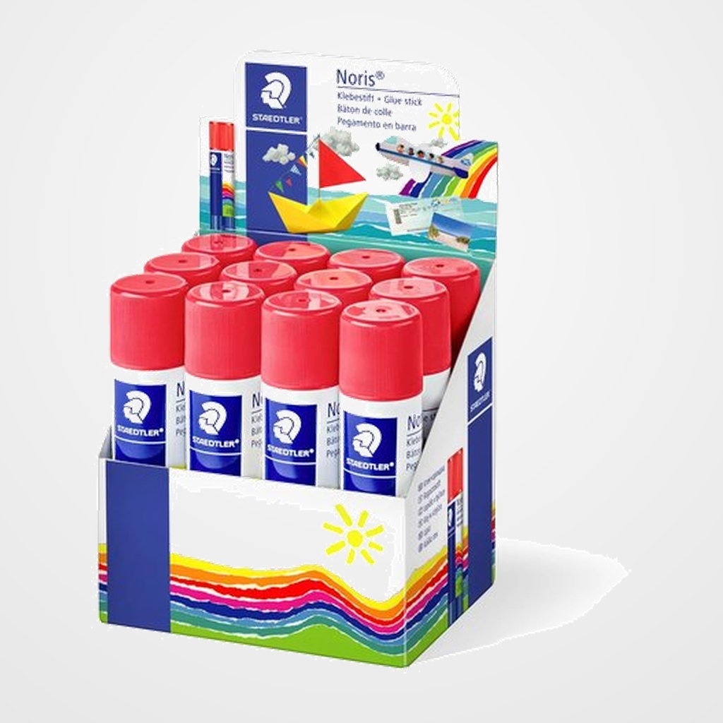BARRA de PEGAMENTO STAEDTLER NORIS 20g EXPOSITOR de 12