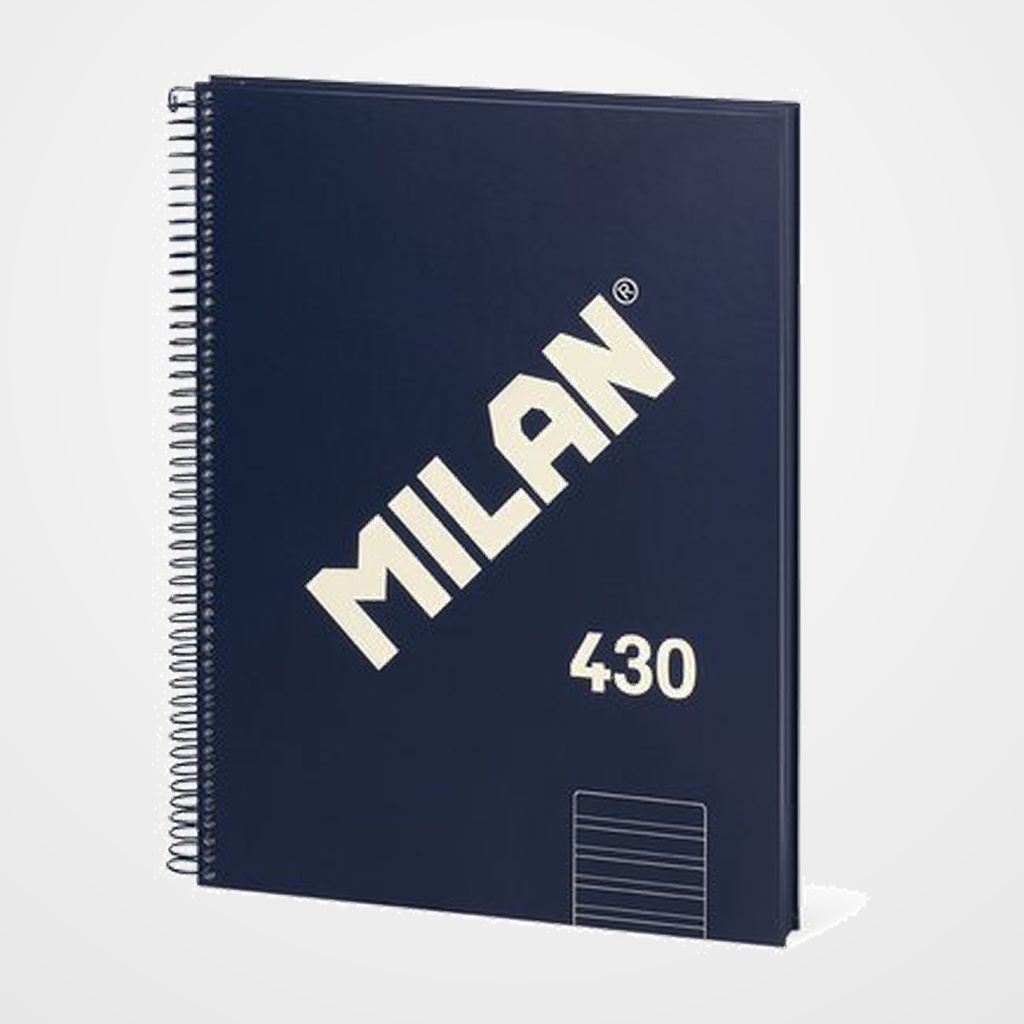 BLOC MILAN 430 since 1918 tapa DURA A4 80h PAUTA 3,5mm 95g AZUL