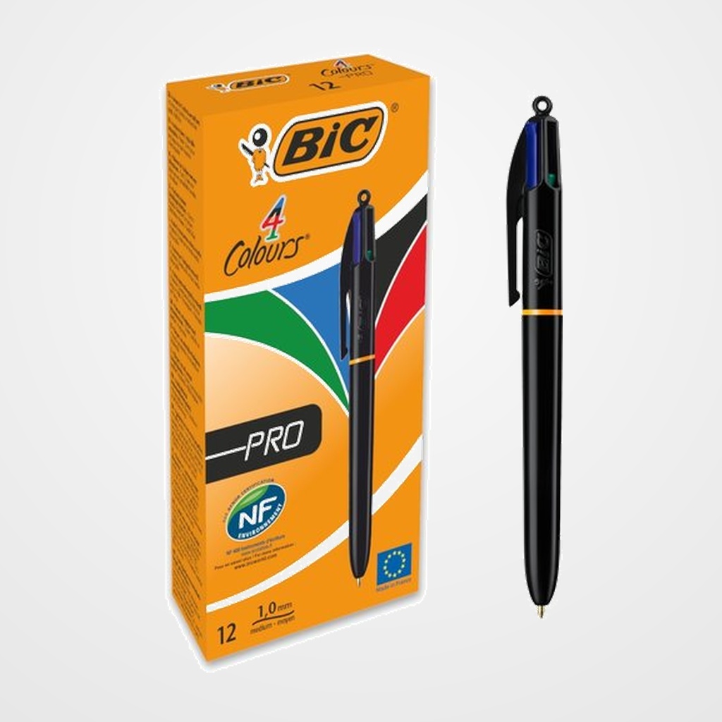BOLIGRAFO de 4 COLORES BIC PRO