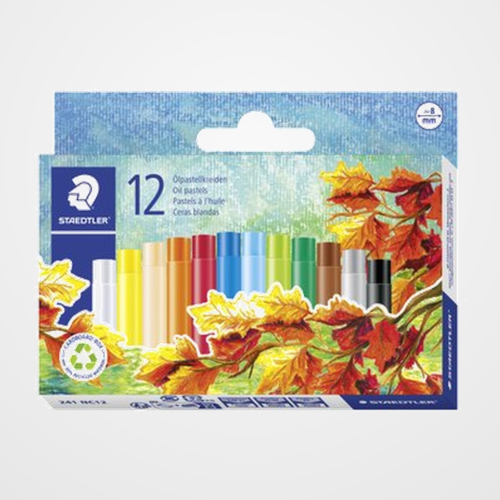 CERAS PASTEL STAEDTLER 241 AL OLEO ESTUCHE de 12