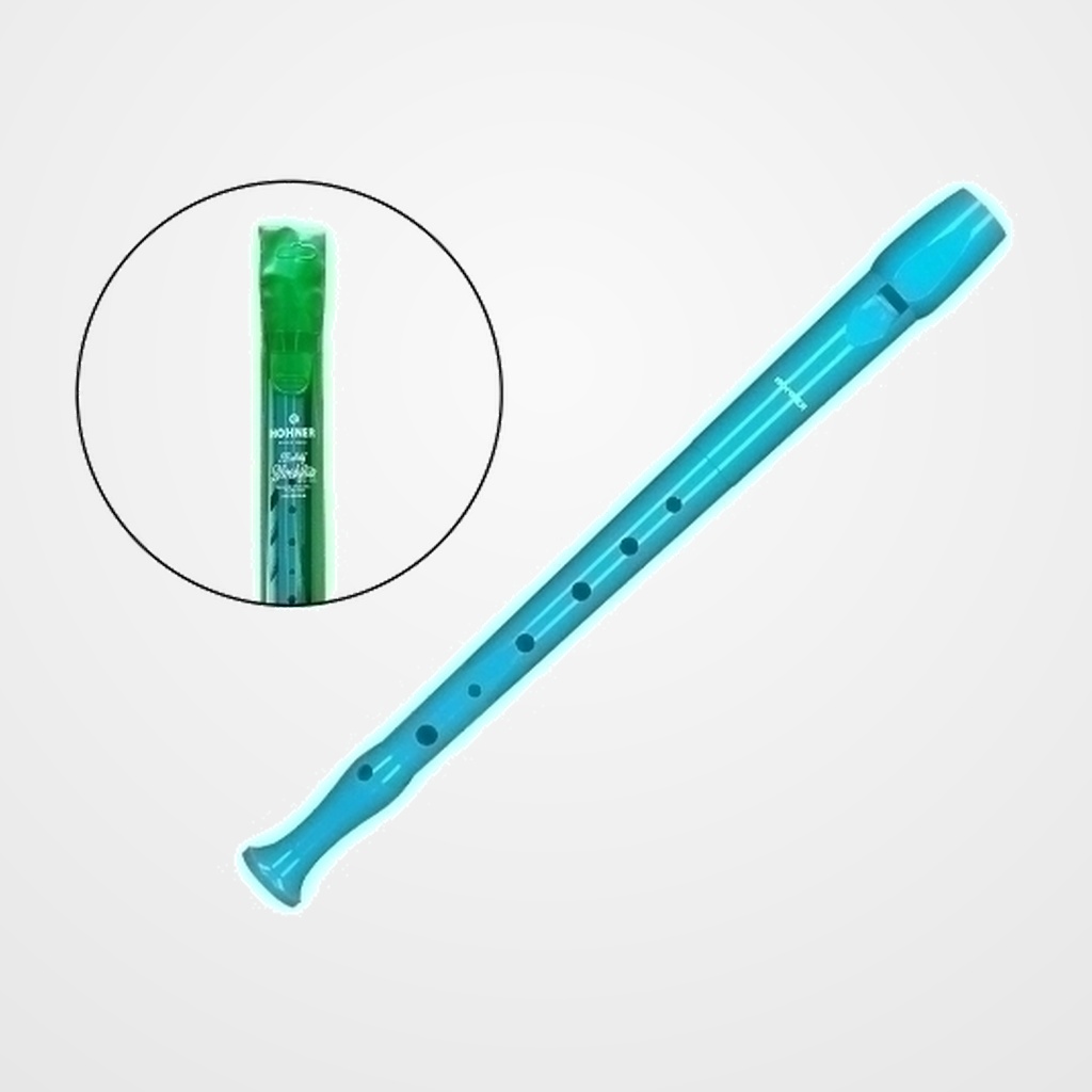 FLAUTAS HOHNER PLASTICO LISA 9508 COLOR CELESTE