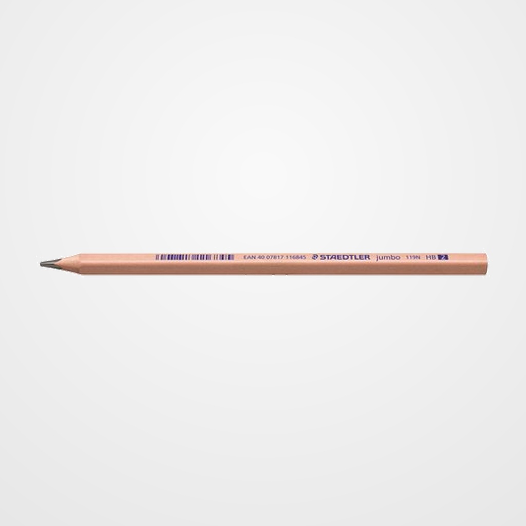 LAPIZ de GRAFITO STAEDTLER 119N NORIS NATURAL TRIANGULAR JUMBO - HB