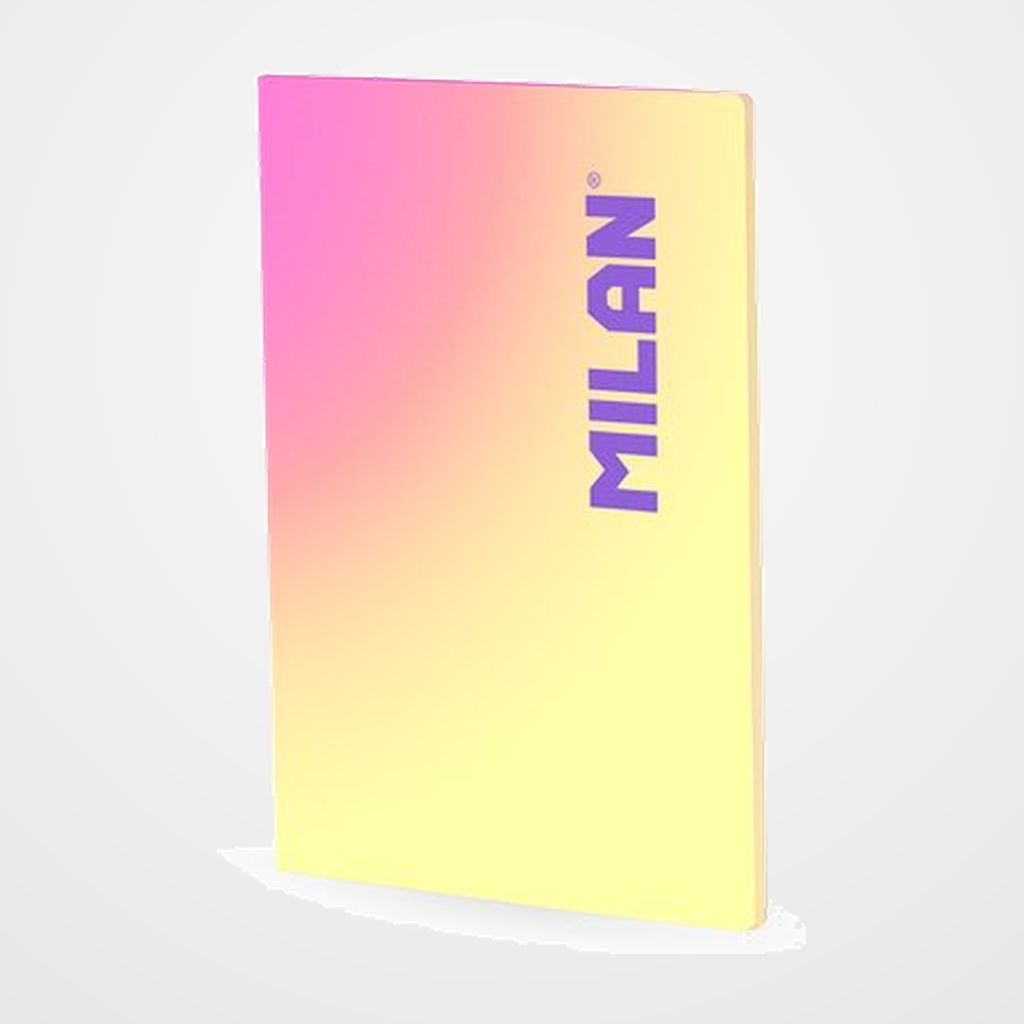 LIBRETA MILAN SUNSET A4 48h HORIZONTAL 95g AMARILLO