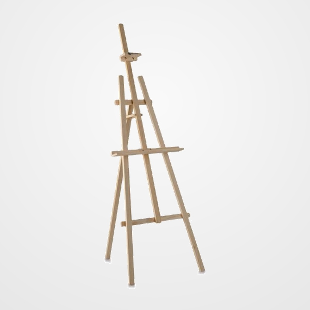 CABALLETE PINTOR ARTIST TRIPODE MADERA DE PINO 154 cm (apertura max. 175cm)