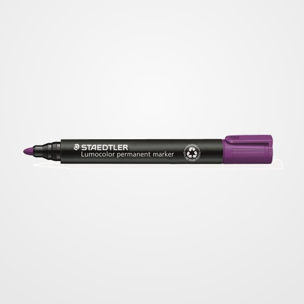 MARCADOR PERMANENTE STAEDTLER 352 LUMOCOLOR CONICO  VIOLETA