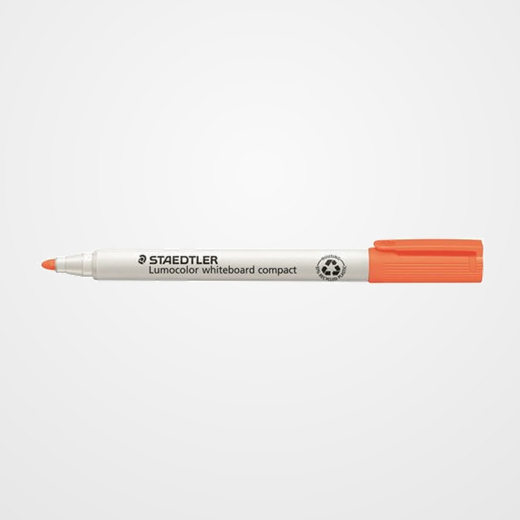 MARCADOR PIZARRA STAEDTLER 341 LUMOCOLOR CONICO NARANJA