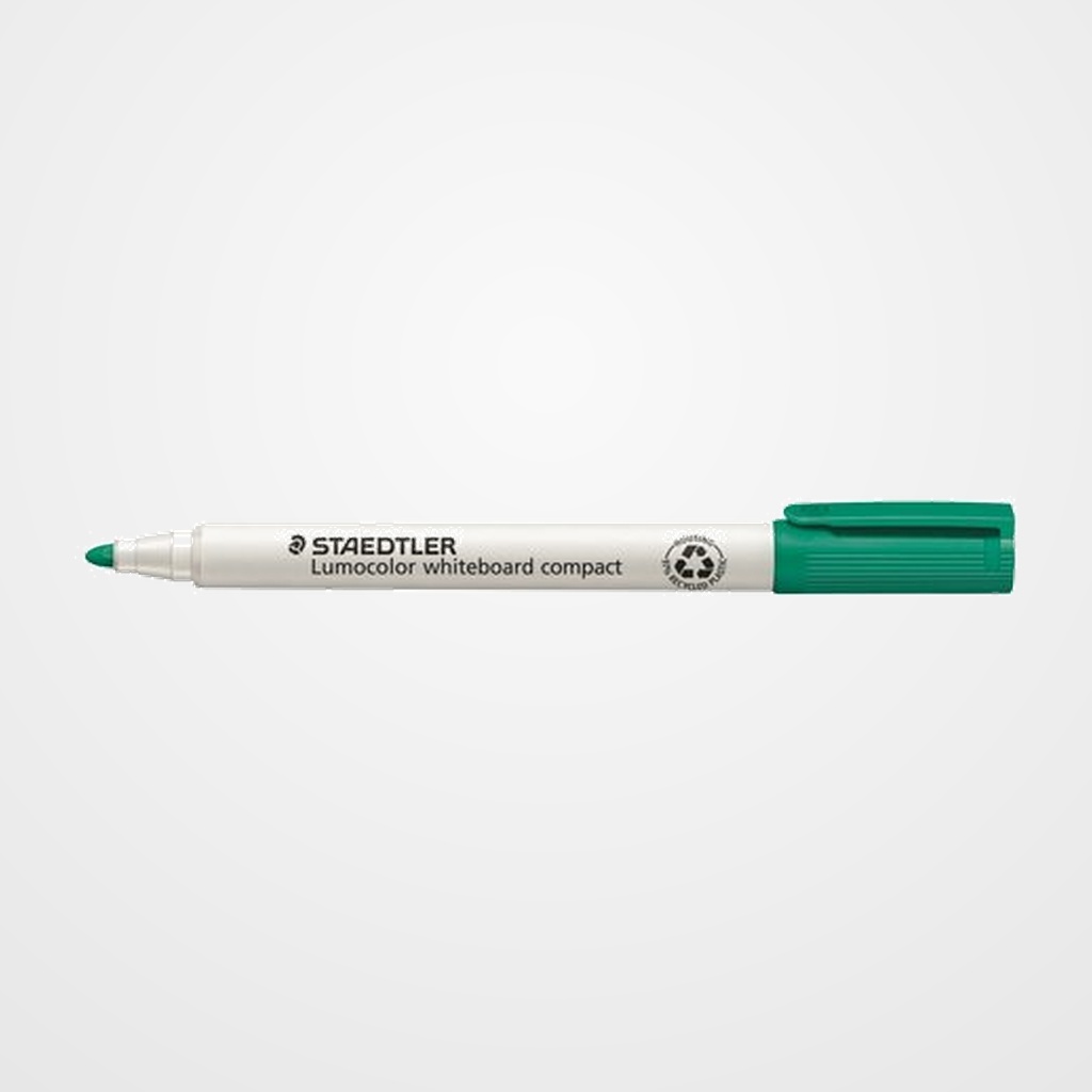 MARCADOR PIZARRA STAEDTLER 341 LUMOCOLOR CONICO VERDE
