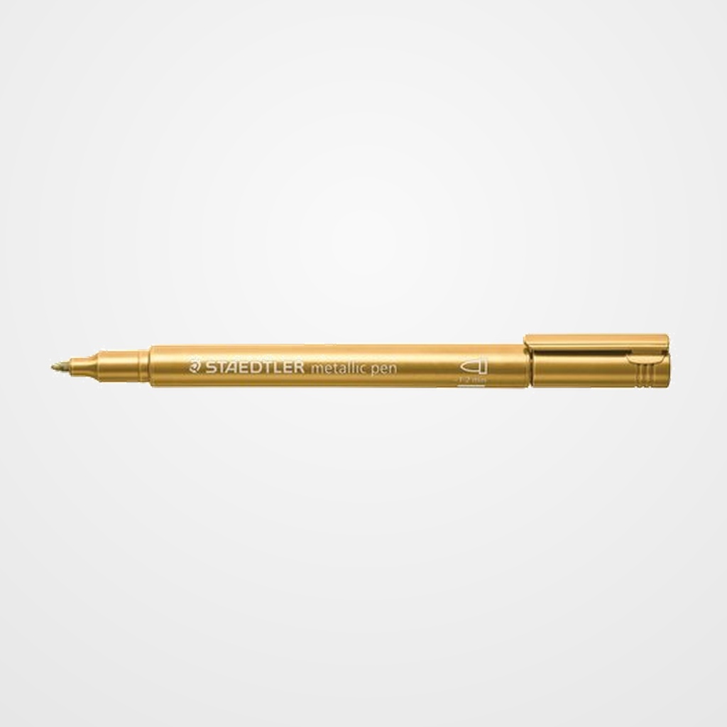 MARCADOR T.OPACA NO PERM. STAEDTLER 8323 METALICO ORO