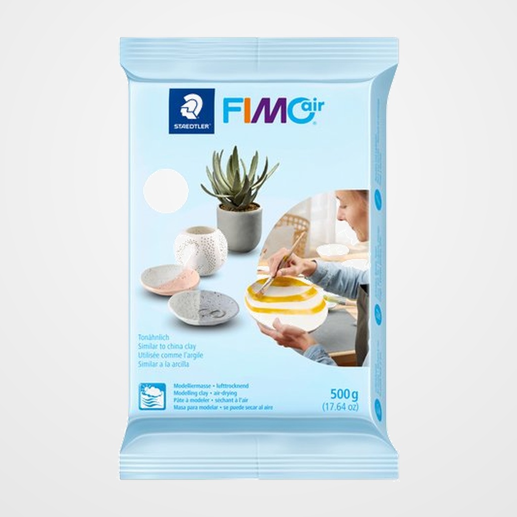 PASTA MODELAR FIMOAIR BASIC BLANCO 500 GR.