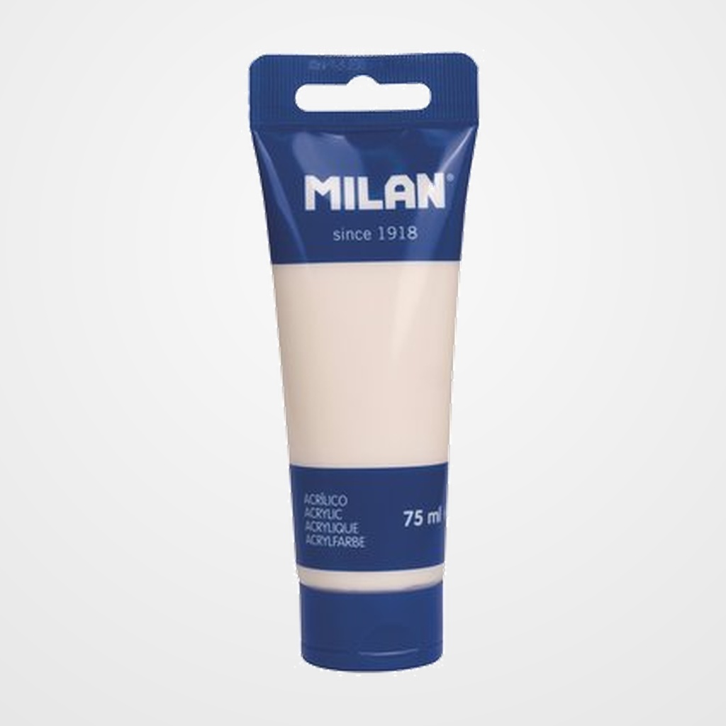 PINTURA ACRILICA MILAN 75 ml (Tubo) ROSA PALIDO (BLUSH DALIA)