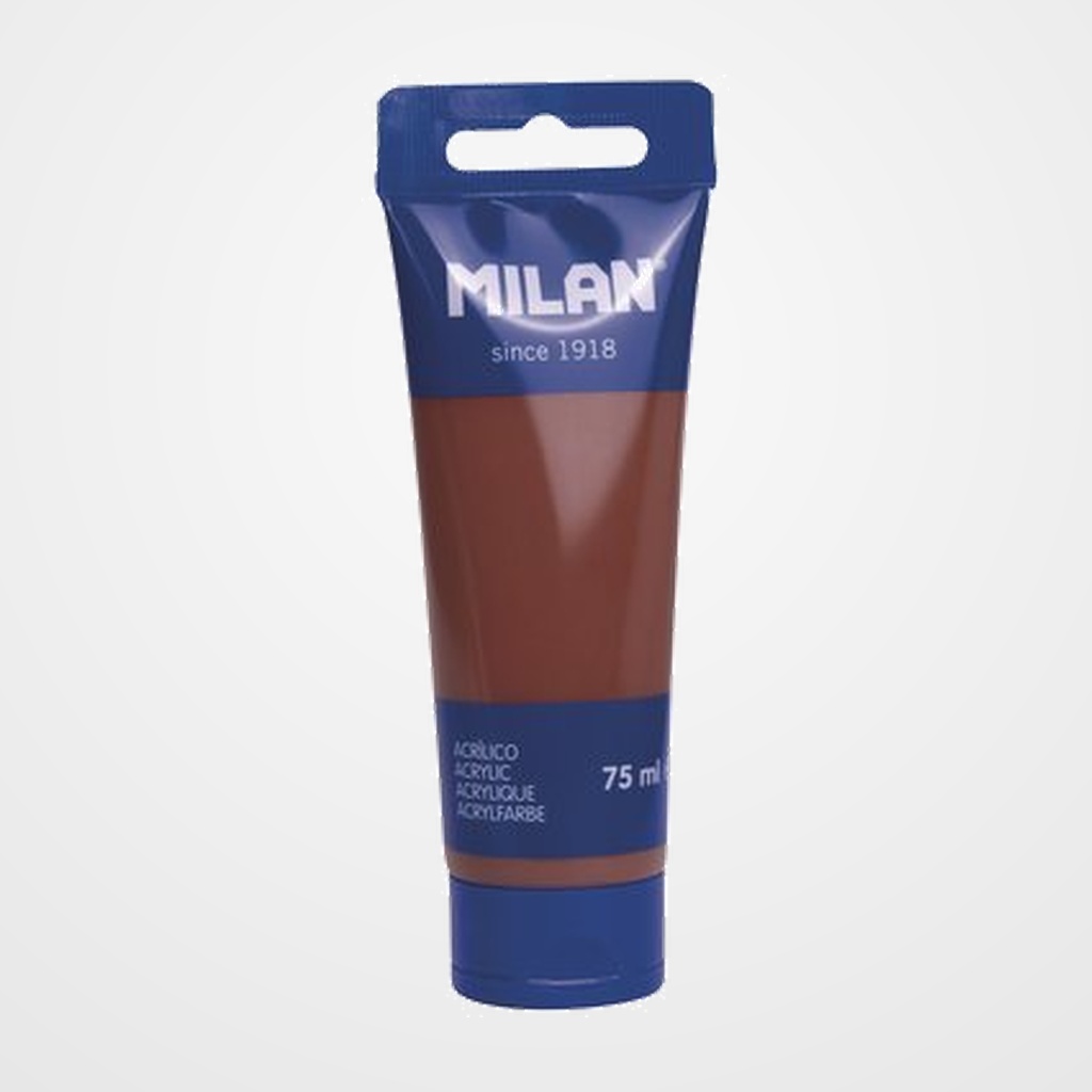 PINTURA ACRILICA MILAN 75 ml (Tubo) SIENA TOSTADA (EARTH BROWN)