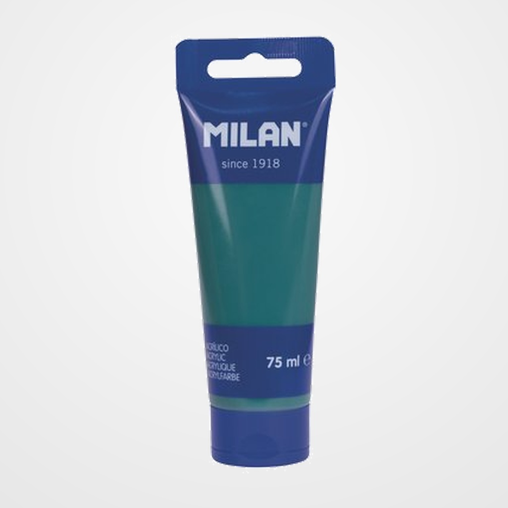 PINTURA ACRILICA MILAN 75 ml (Tubo) VERDE (TURTLE GREEN)