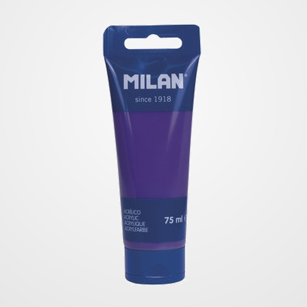 PINTURA ACRILICA MILAN 75 ml (Tubo) VIOLETA (QUEEN PRUPLE)