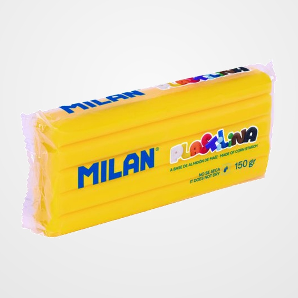 PLASTILINA MILAN 150g AMARILLO