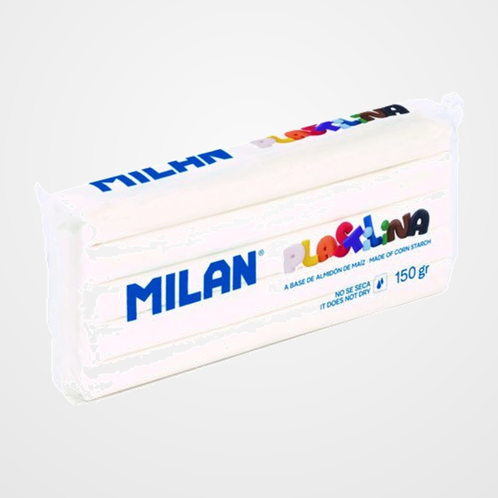 PLASTILINA MILAN 150g BLANCO