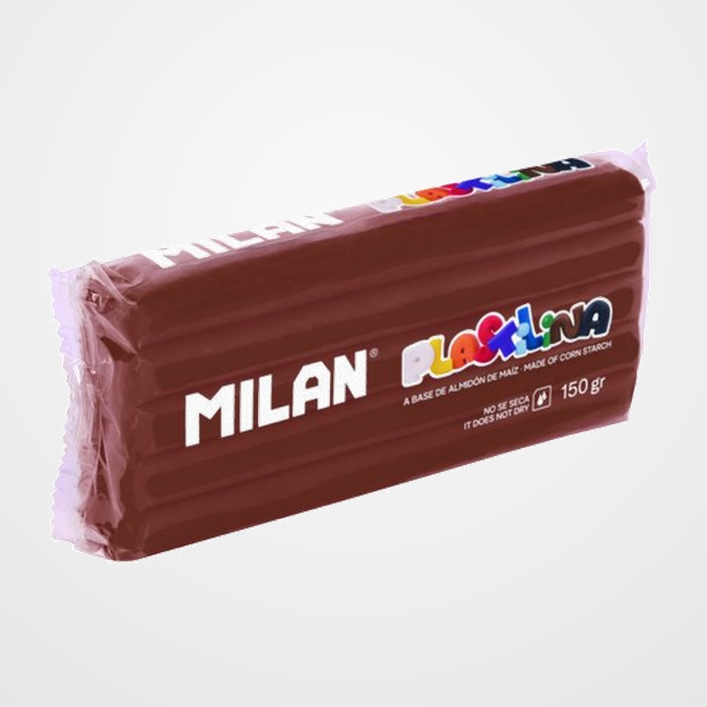 PLASTILINA MILAN 150g MARRON