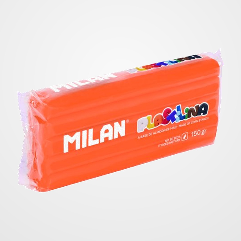PLASTILINA MILAN 150g NARANJA