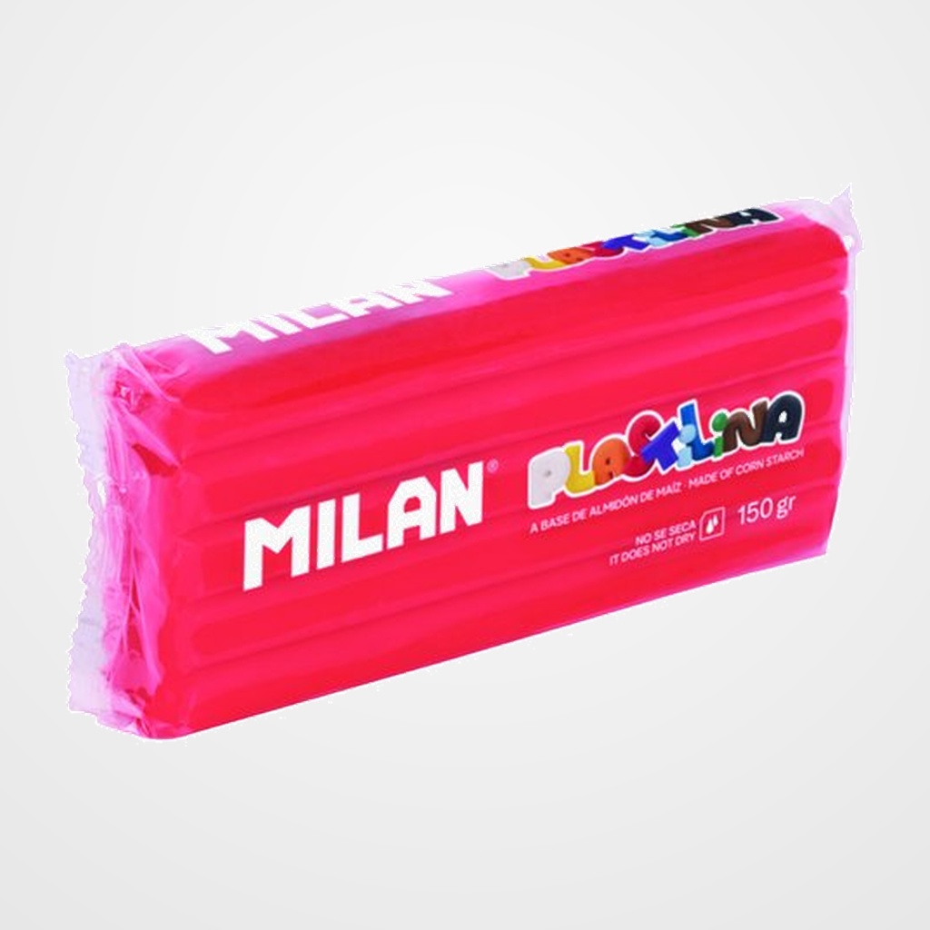 PLASTILINA MILAN 150g ROJO